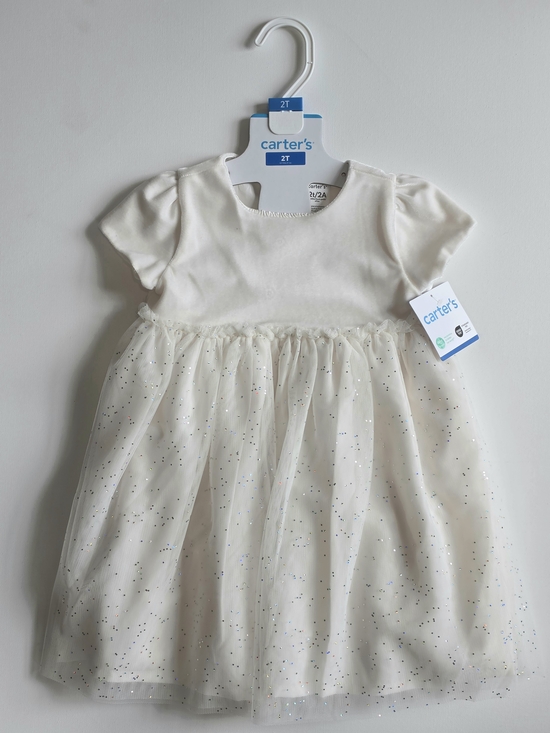 Carter's Other - Carter's Cream Tulle Sparkle Party Dress